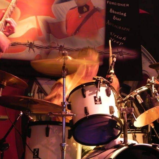 Mark performing live